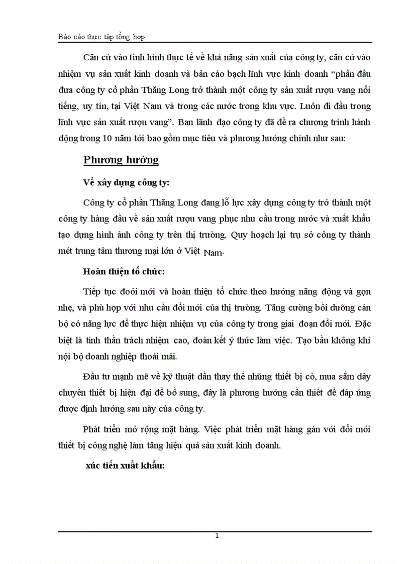 image for page Báo cáo thực tập tổng hợp tại công ty Cổ phần Thăng Long