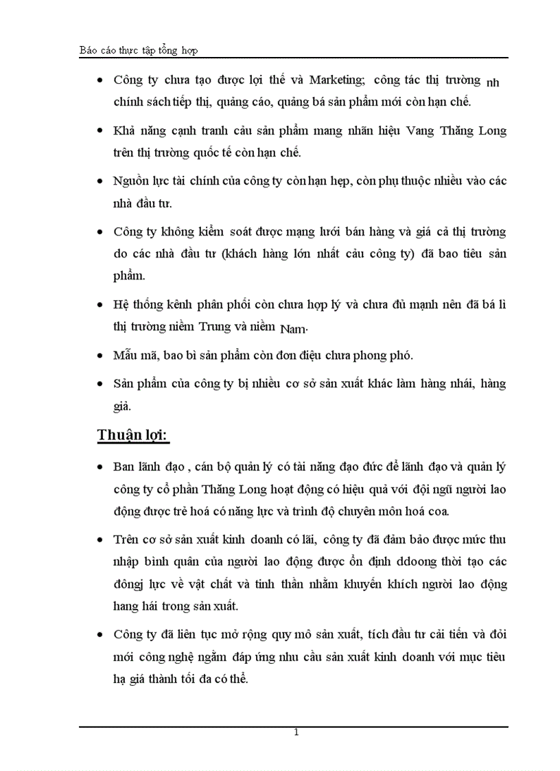 image for page Báo cáo thực tập tổng hợp tại công ty Cổ phần Thăng Long