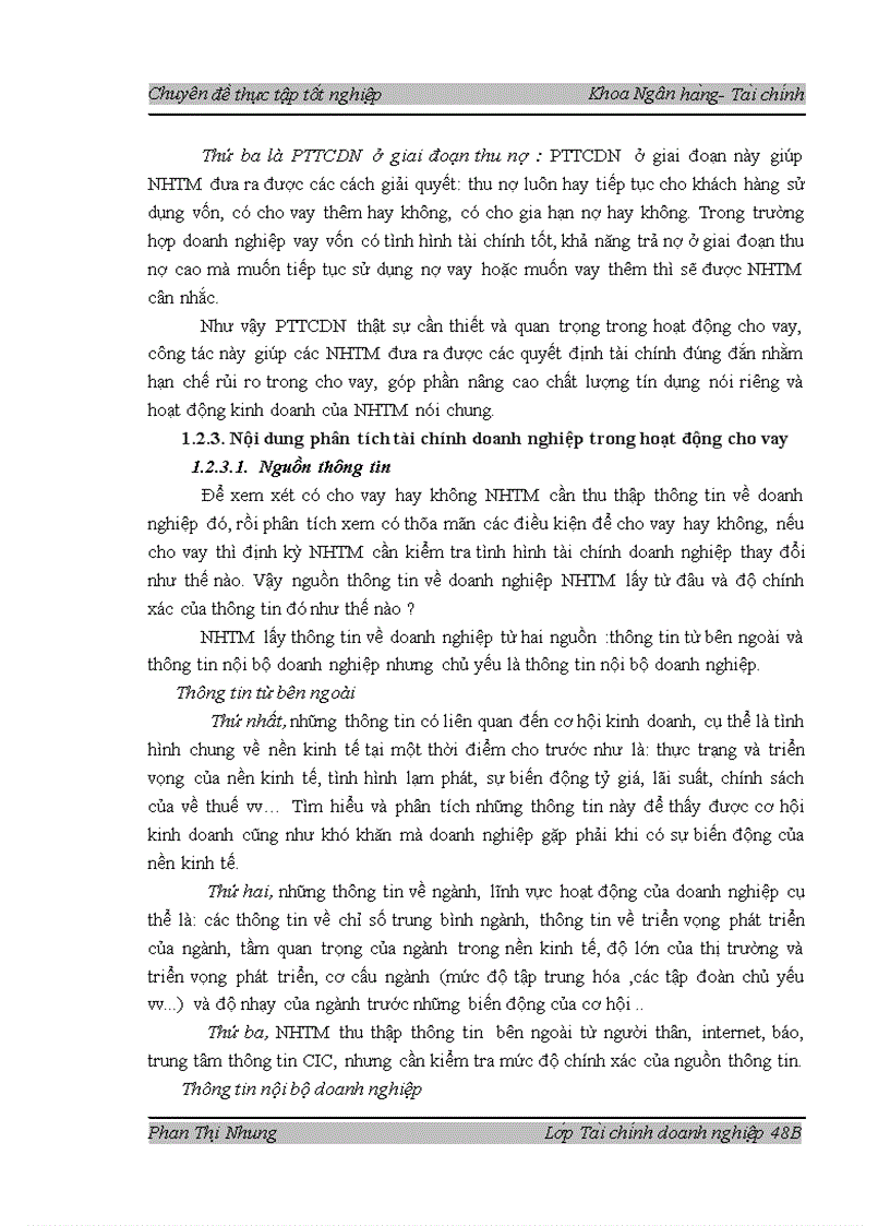 image for page Nâng cao chất lượng phân tích tài chính doanh nghiệp trong hoạt động cho vay tại Sở giao dịch ngân hàng thương mại cổ phần Ngoại thương 1