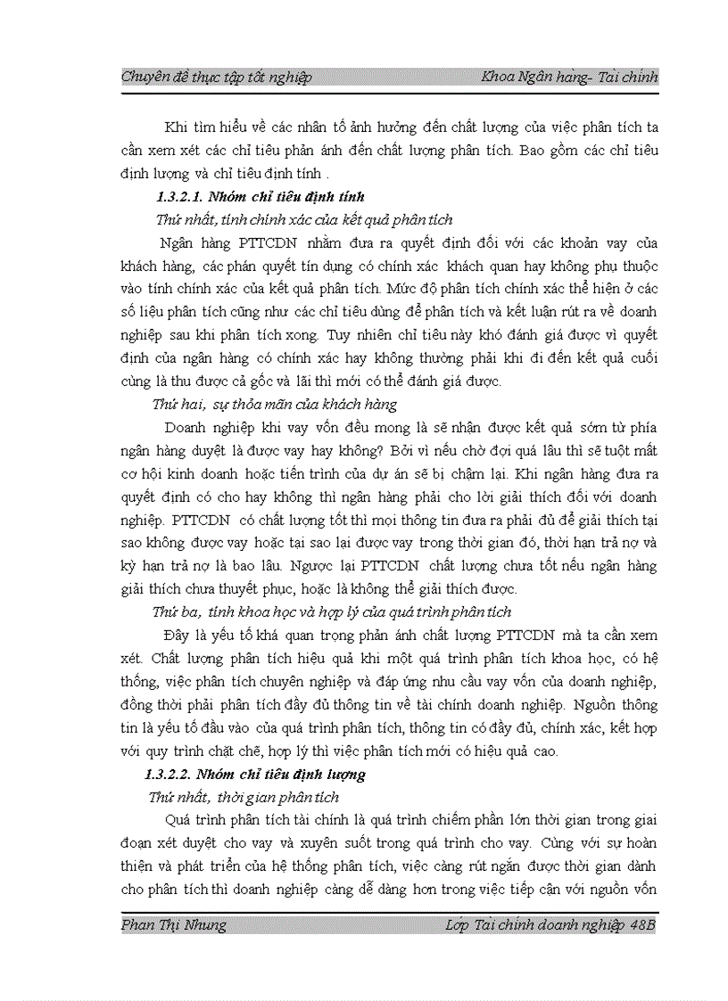 image for page Nâng cao chất lượng phân tích tài chính doanh nghiệp trong hoạt động cho vay tại Sở giao dịch ngân hàng thương mại cổ phần Ngoại thương 1