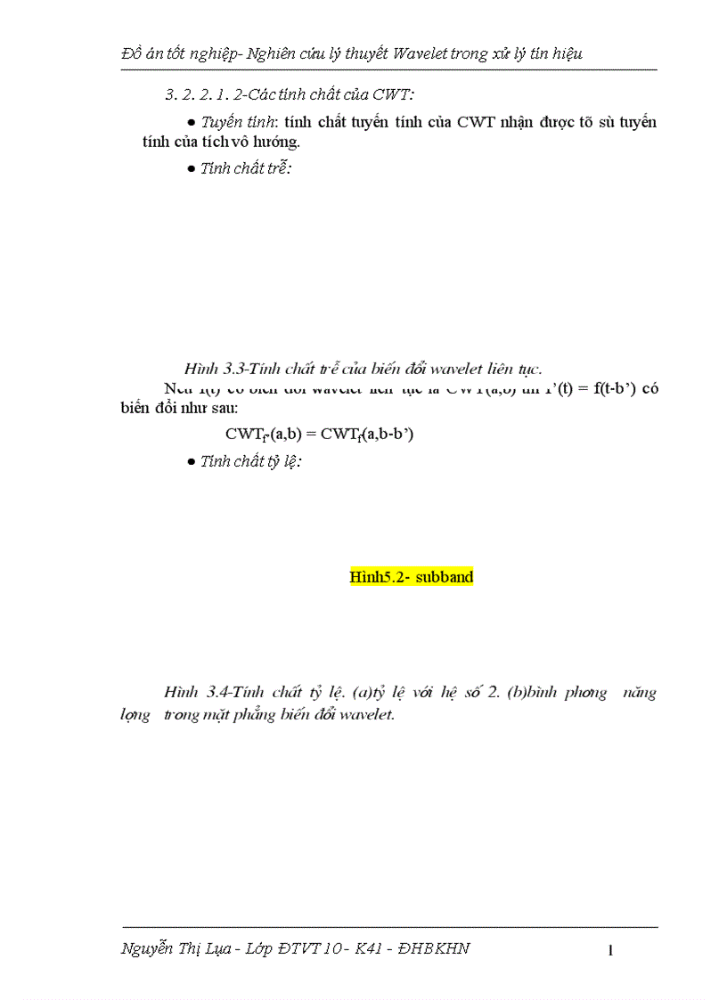 image for page Nghiên cứu lý thuyết wavelet trong xử lý tín hiệu 1