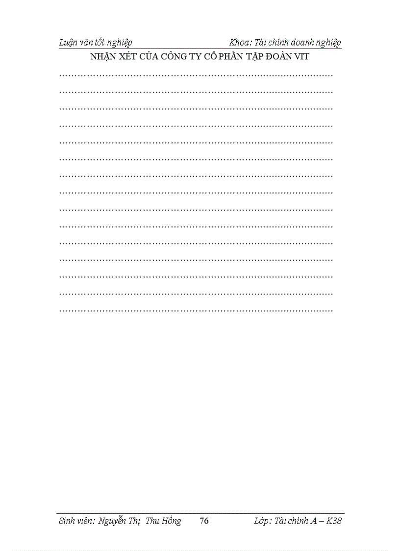 image for page Nâng cao hiệu quả sử dụng vốn tại Công ty Cổ phần Tập đoàn VIT