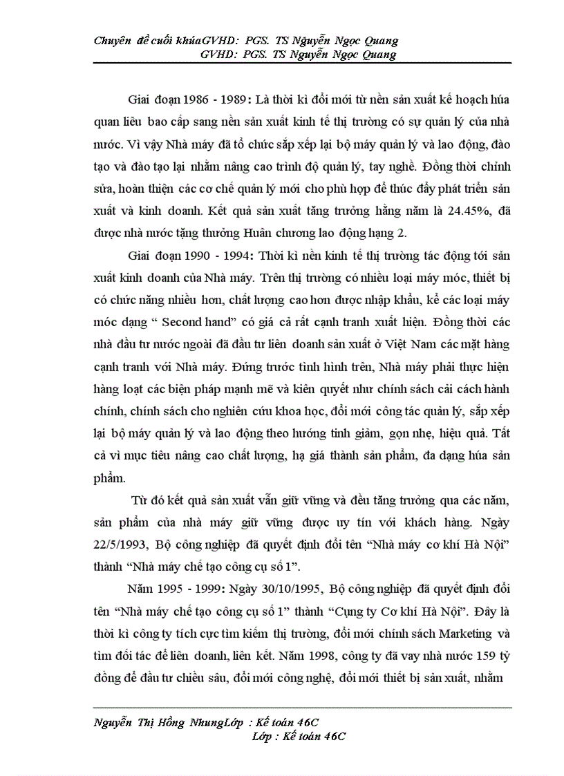 image for page Hoàn thiện kế toán chi phí sản xuất và tính giá thành sản phẩm tại Công ty TNHH Nhà nước một thành viên Cơ khí Hà Nội 1