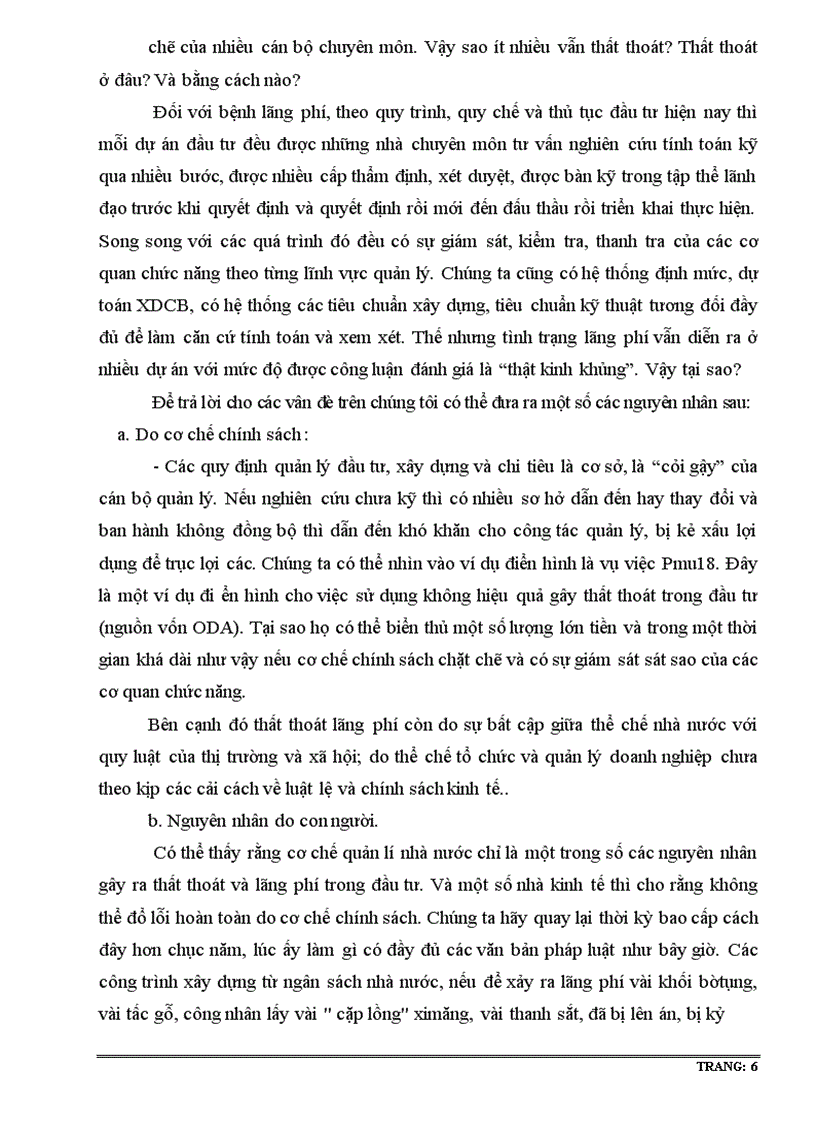 image for page Một số giải pháp nhằm hạn chế thất thoát và lãng phí trong hoạt động đầu tư phát triển ở Việt Nam hiện nay 1