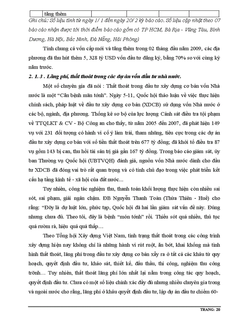 image for page Một số giải pháp nhằm hạn chế thất thoát và lãng phí trong hoạt động đầu tư phát triển ở Việt Nam hiện nay 1