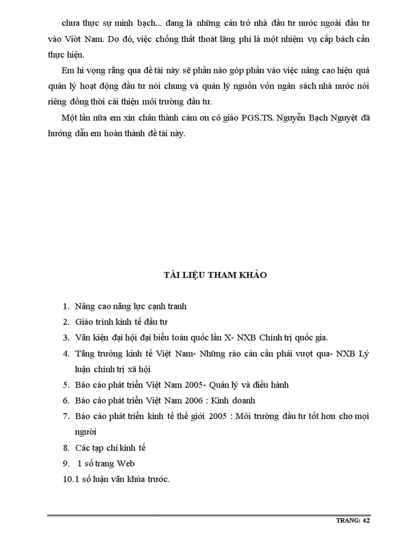 image for page Một số giải pháp nhằm hạn chế thất thoát và lãng phí trong hoạt động đầu tư phát triển ở Việt Nam hiện nay 1