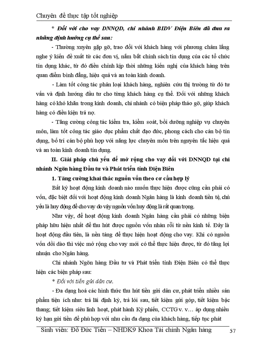 image for page Giải pháp mở rộng cho vay đối với doanh nghiệp ngoài quốc doanh tại Chi nhánh Ngân hàng Đầu tư và phát triển tỉnh Điên Biên 1