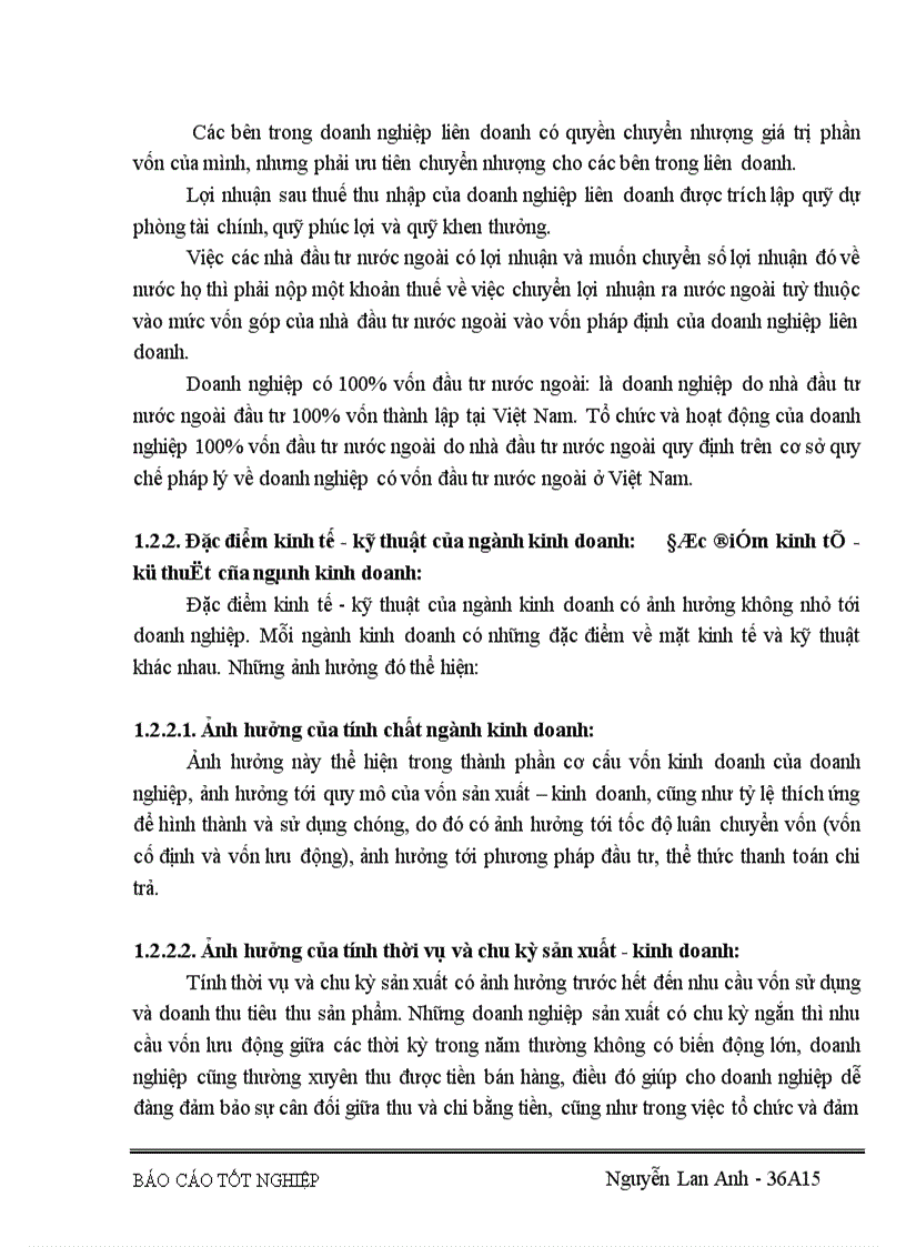 image for page Vốn kinh doanh và những biện pháp nâng cao hiệu quả sử dụng vốn kinh doanh ở Công ty vật liệu và công nghệ 1