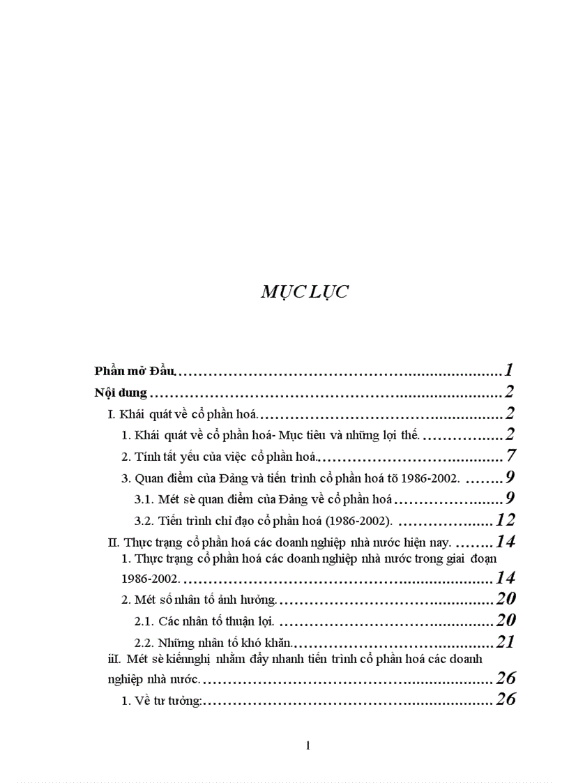image for page Quan điểm của Đảng và tiến trình cổ phần hoá từ 1986 2002