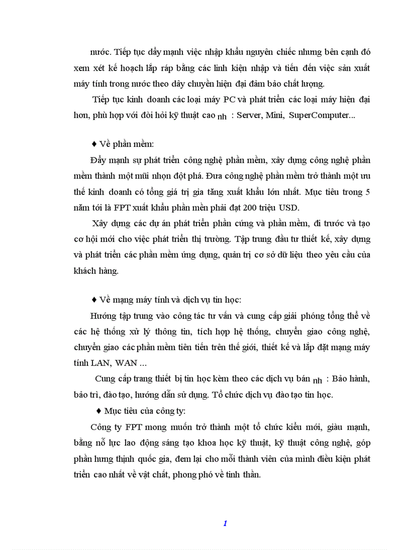 image for page Báo cáo thực tập tổng hợp tại Công ty Đầu tư Phát triển công nghệ FPT