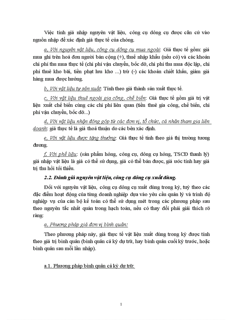 image for page Kế toán Vật liệu và Công cụ dụng cụ ở Công ty Thiết bị đo điện 1