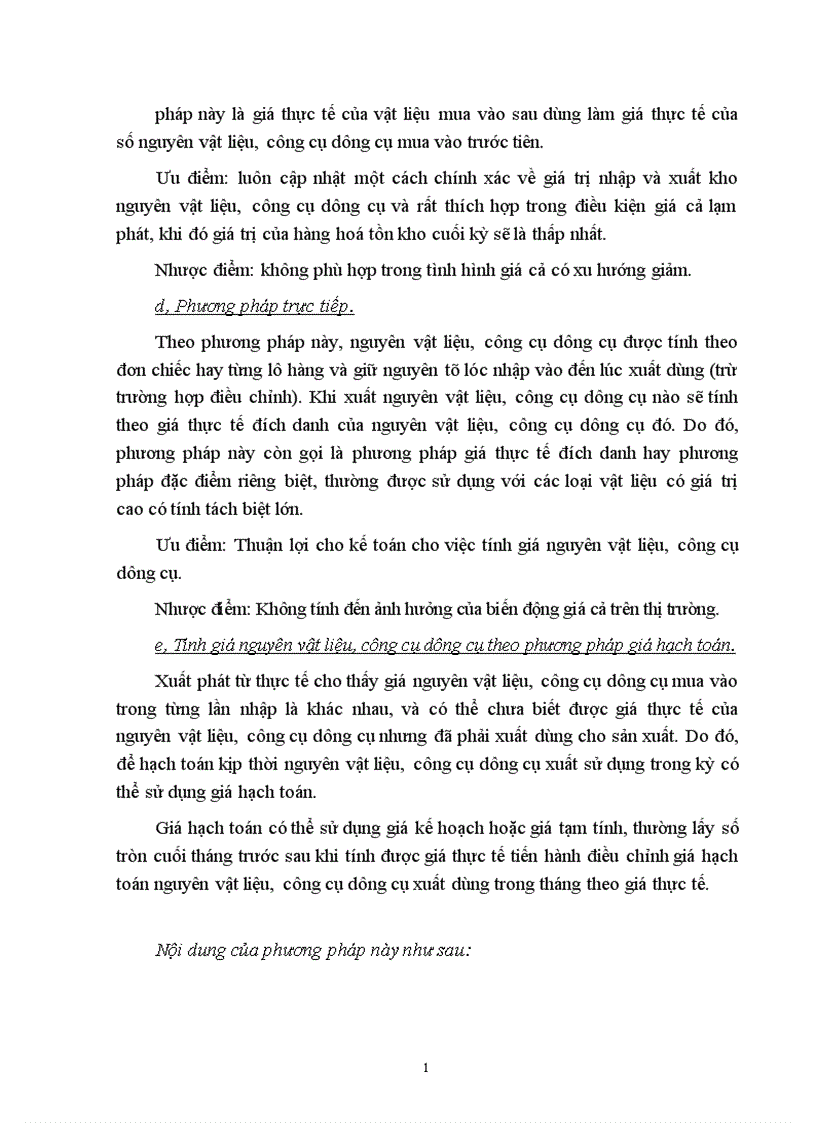 image for page Kế toán Vật liệu và Công cụ dụng cụ ở Công ty Thiết bị đo điện 1