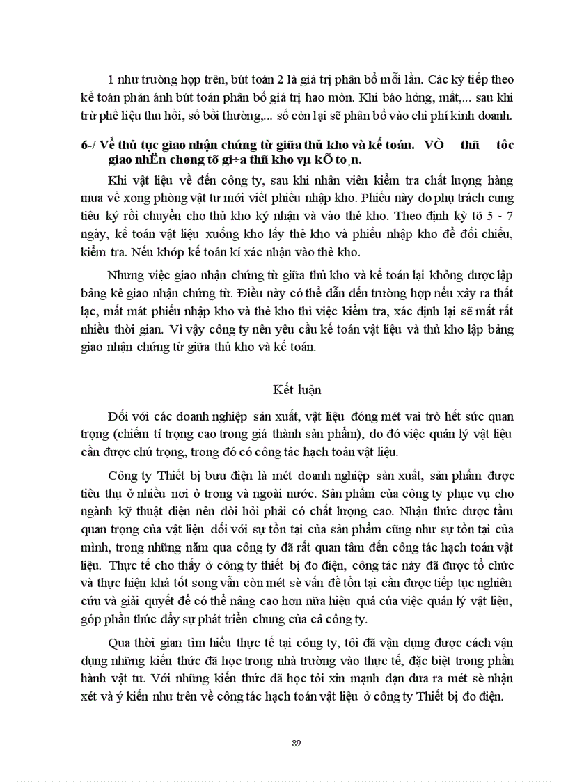 image for page Kế toán Vật liệu và Công cụ dụng cụ ở Công ty Thiết bị đo điện 1