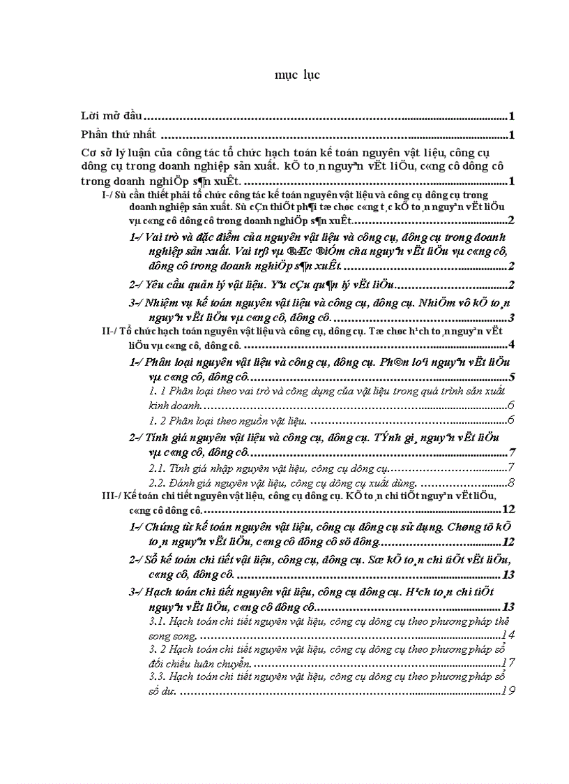 image for page Kế toán Vật liệu và Công cụ dụng cụ ở Công ty Thiết bị đo điện 1