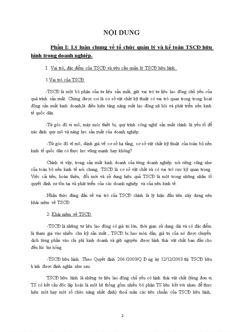 image for page Bàn về tổ chức quản lý và kế toán TSCĐ hữu hình trong doanh nghiệp hiện nay 1
