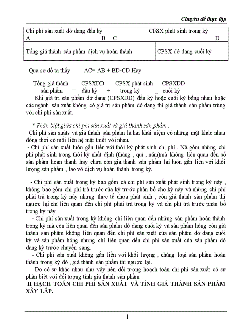 image for page Hạch toán chi phí sản xuất và tính giá thành sản phẩm trong doanh nghiệp xây lắp 1