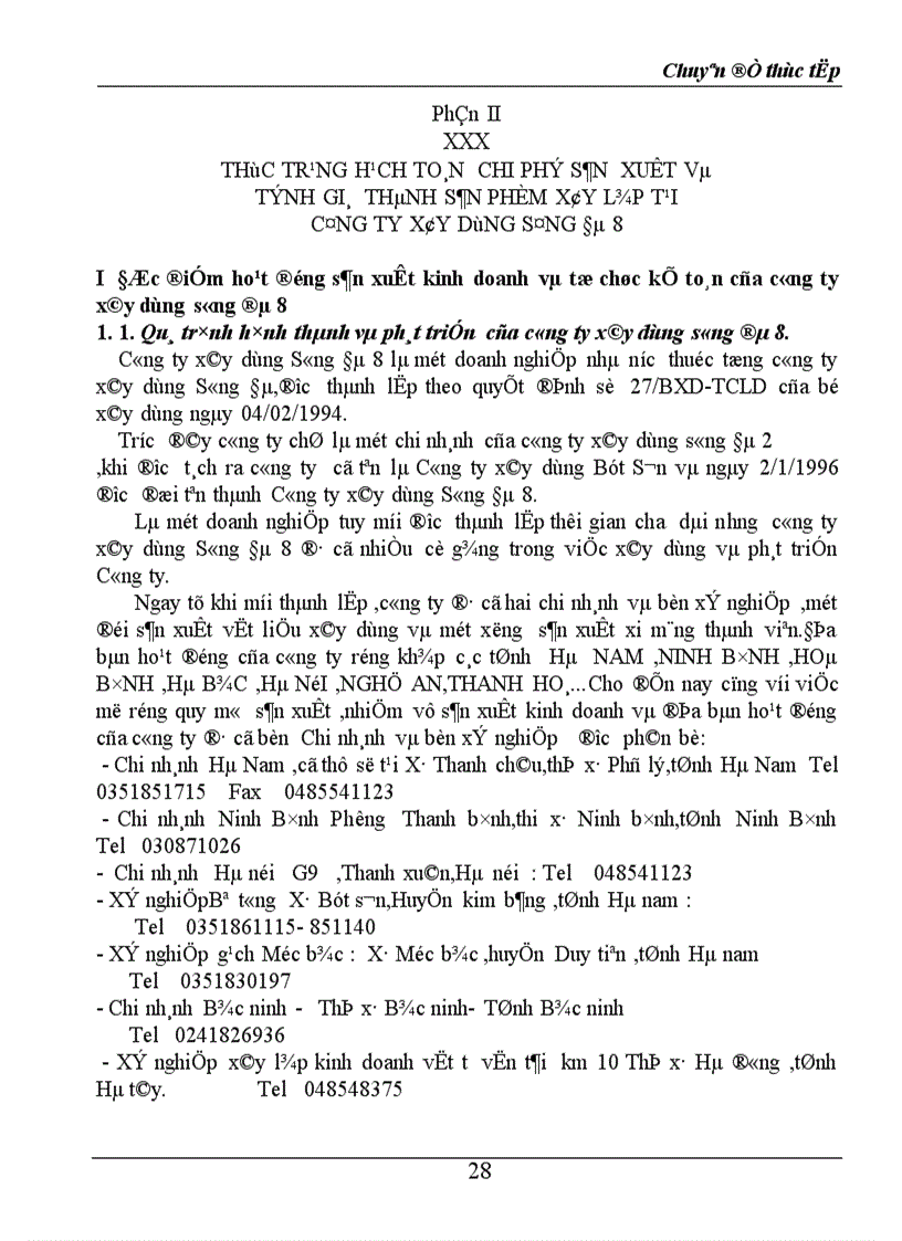 image for page Hạch toán chi phí sản xuất và tính giá thành sản phẩm trong doanh nghiệp xây lắp 1