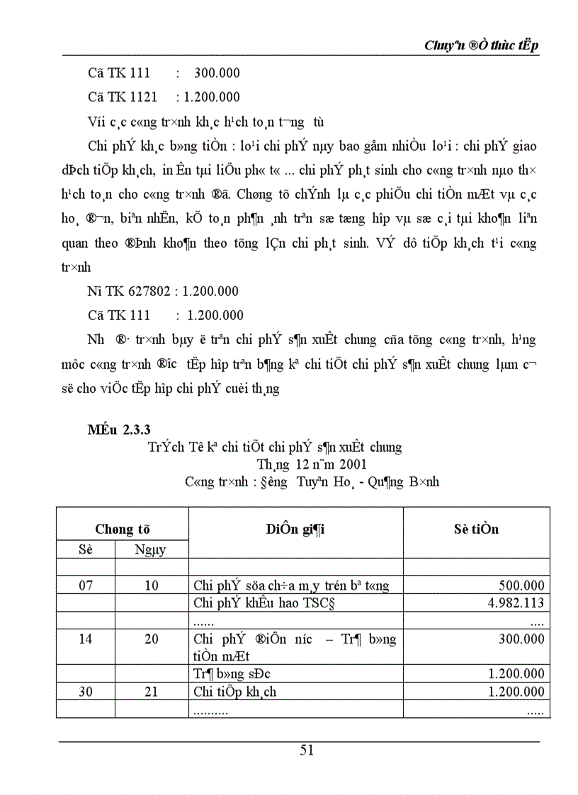 image for page Hạch toán chi phí sản xuất và tính giá thành sản phẩm trong doanh nghiệp xây lắp 1