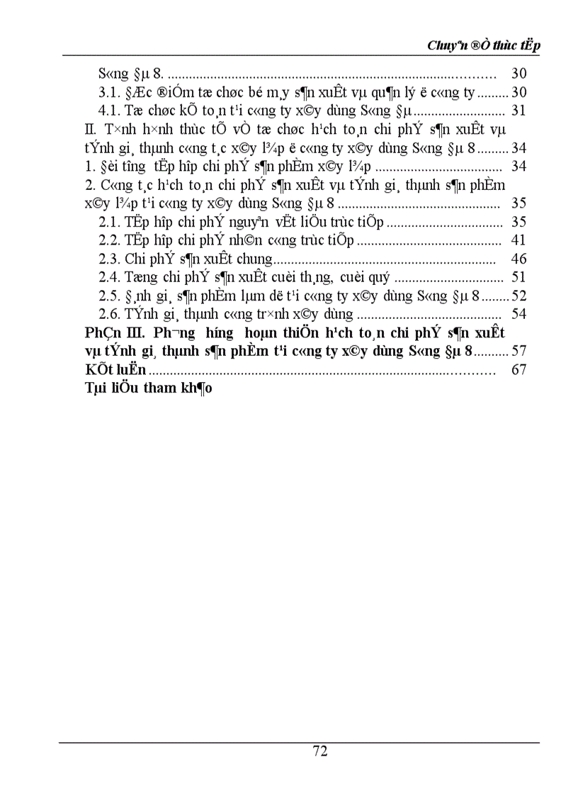 image for page Hạch toán chi phí sản xuất và tính giá thành sản phẩm trong doanh nghiệp xây lắp 1