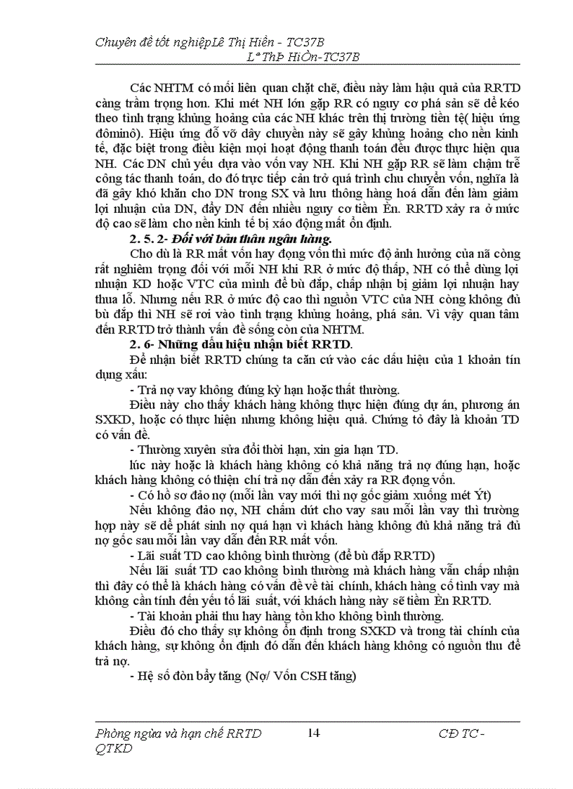 image for page Giải pháp phòng ngừa và hạn chế rủi ro tín dụng tại NHNo PTNT Huyện Như Xuân Tỉnh Thanh Hoá 1