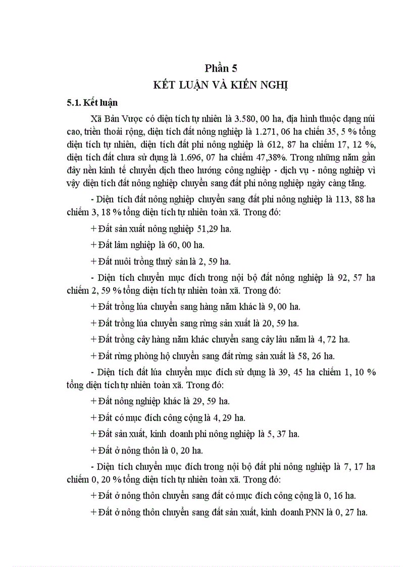 image for page Đánh giá thực trạng chuyển đổi mục đích sử dụng đất của xã Bản Vược huyện Bát Xát tỉnh Lào Cai giai đoạn 2007 2010 1