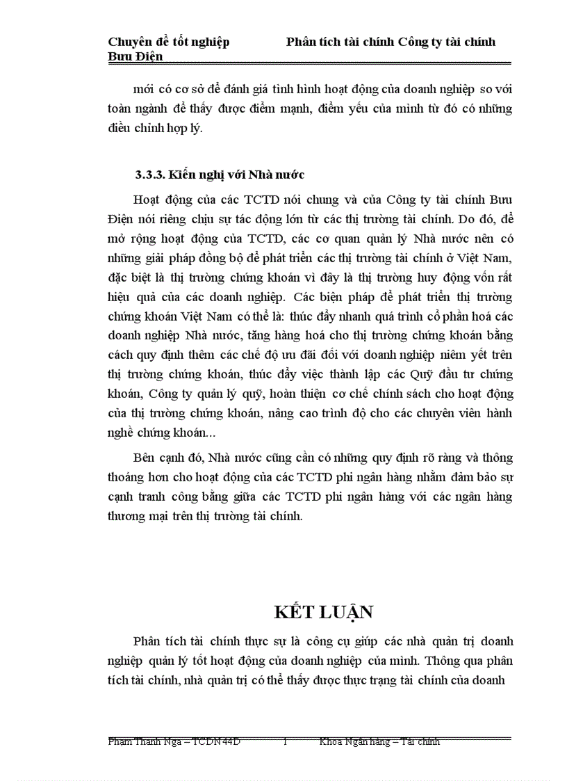 image for page Phân tích tài chính Công ty tài chính Bưu Điện