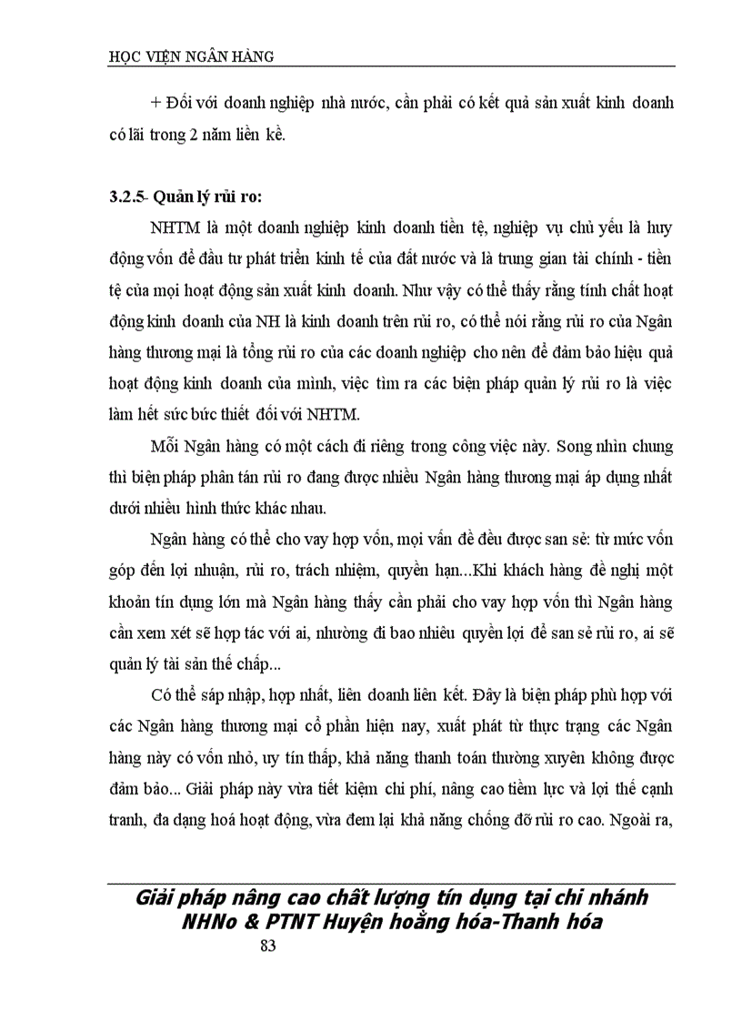 image for page Một số giải pháp nâng cao chất lượng tín dụng tại Ngân hàng Nông nghiệp và Phát triển Nông thôn Huyện Hoằng Hoá Tỉnh Thanh Hóa