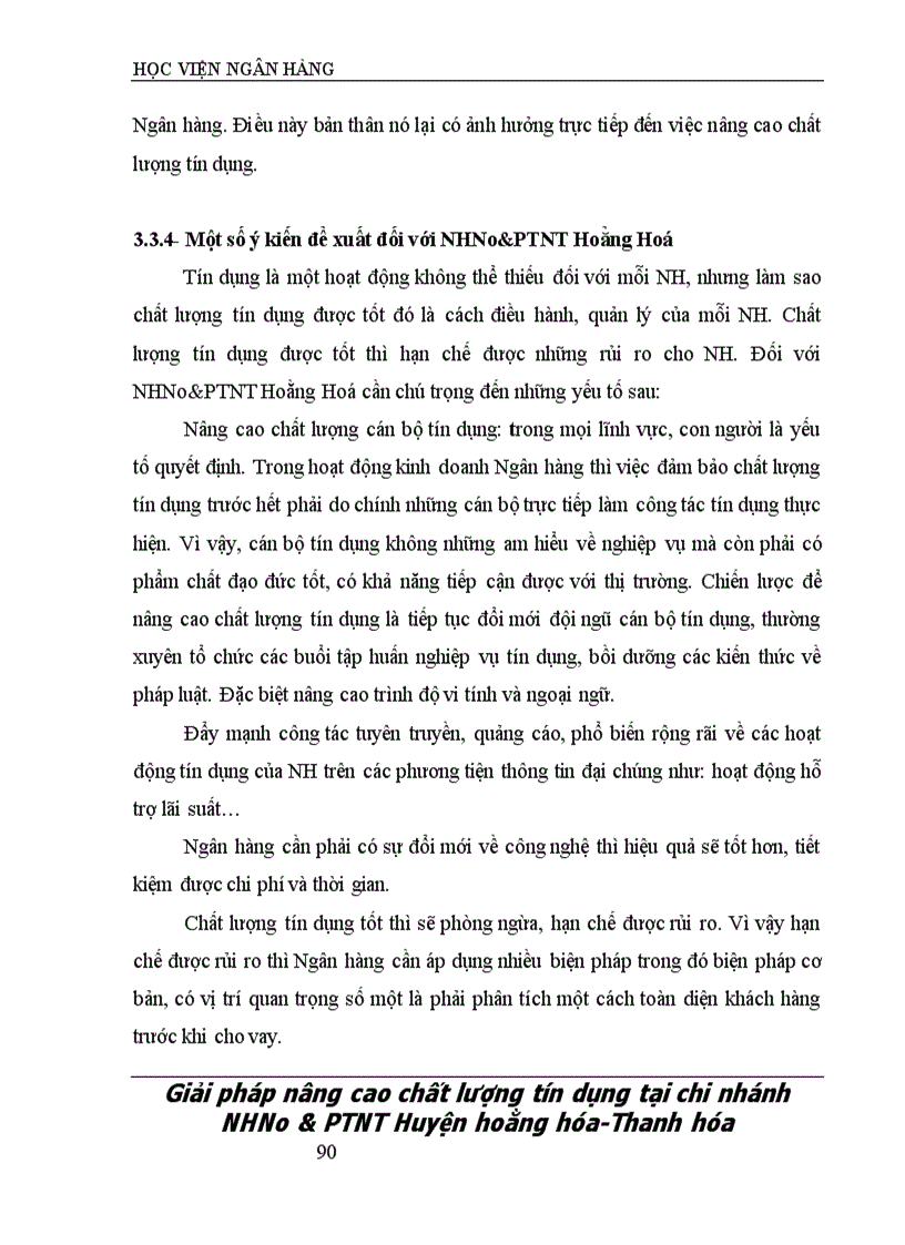 image for page Một số giải pháp nâng cao chất lượng tín dụng tại Ngân hàng Nông nghiệp và Phát triển Nông thôn Huyện Hoằng Hoá Tỉnh Thanh Hóa