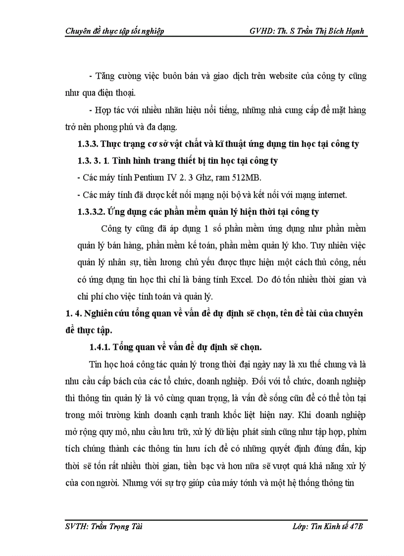 image for page Xây dựng phần mềm quản lý nhân sự tại Công ty TNHH Điện máy Thái Bình Dương 1