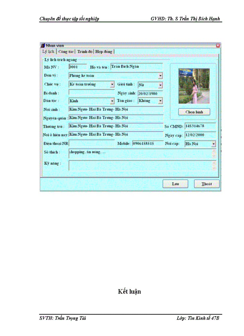 image for page Xây dựng phần mềm quản lý nhân sự tại Công ty TNHH Điện máy Thái Bình Dương 1