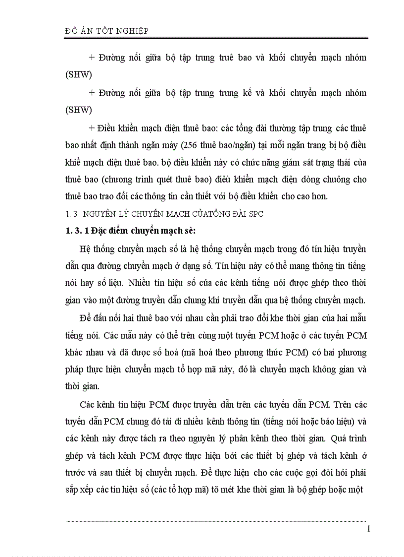 image for page Phân hệ chuyển mạch trong tổng đài neax 61e