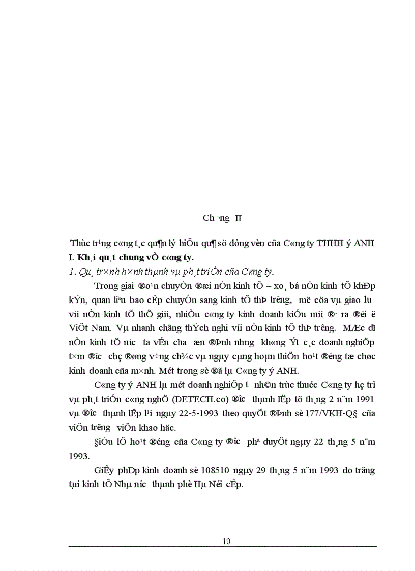image for page Một số giải pháp nhằm nâng cao hiệu quả sử dụng vốn của Công ty TNHH ý Anh