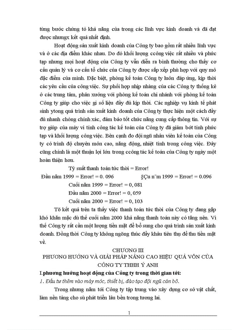 image for page Một số giải pháp nhằm nâng cao hiệu quả sử dụng vốn của Công ty TNHH ý Anh