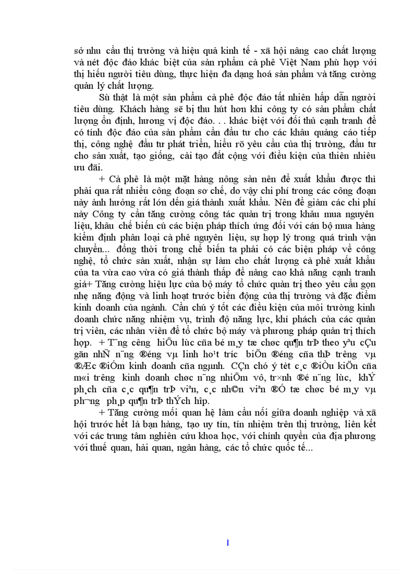 image for page Một số giải pháp nhằm nâng cao khả năng cạnh tranh cà fê xuất khẩu của Việt Nam