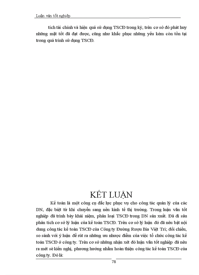 image for page Tổ chức hạch toán TSCĐ tại Công ty Đường Rượu Bia Việt Trì 1