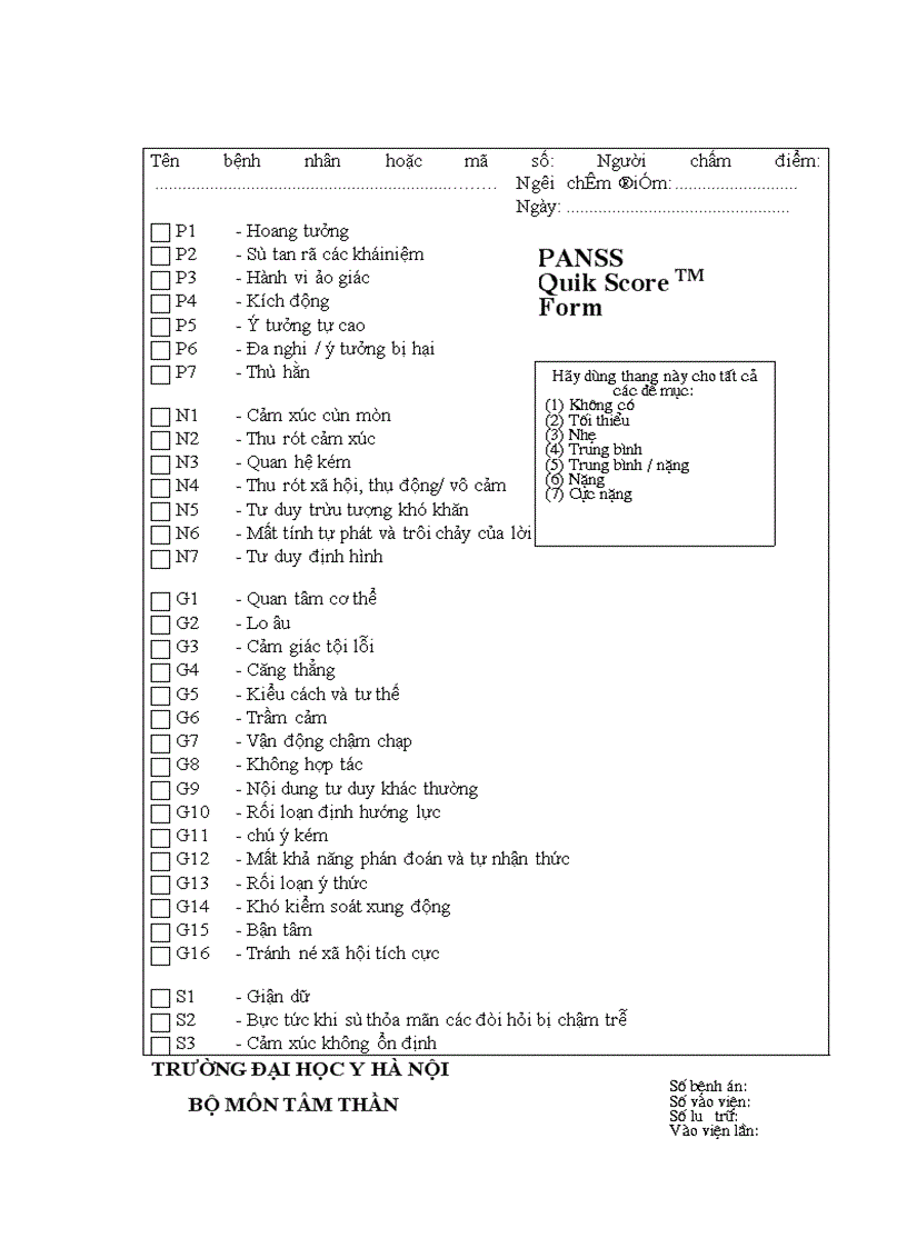 image for page Nghiên cứu đặc điểm lâm sàng ở bệnh nhân tâm thần phân liệt thể thanh xuân