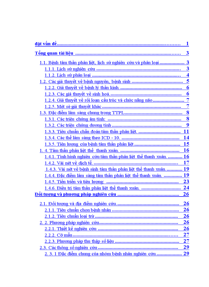 image for page Nghiên cứu đặc điểm lâm sàng ở bệnh nhân tâm thần phân liệt thể thanh xuân