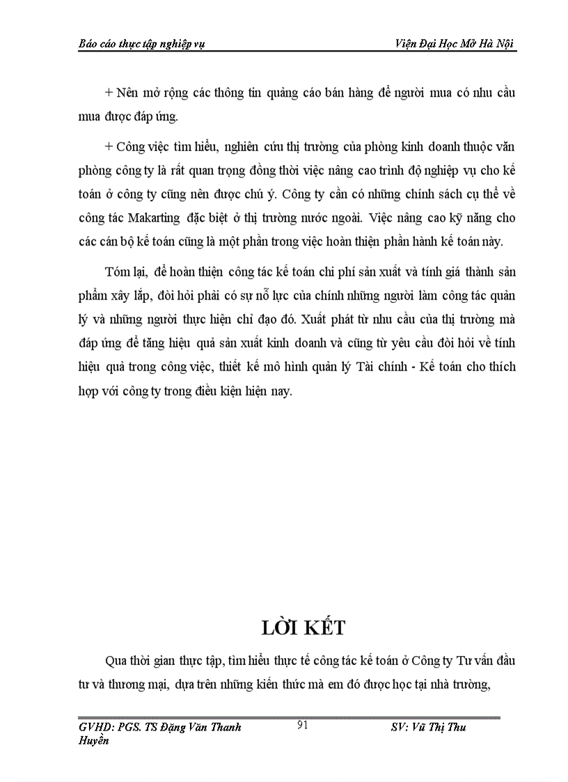 image for page Báo cáo thực tập nghiệp vụ tại Công ty tư vấn đầu tư và thương mại