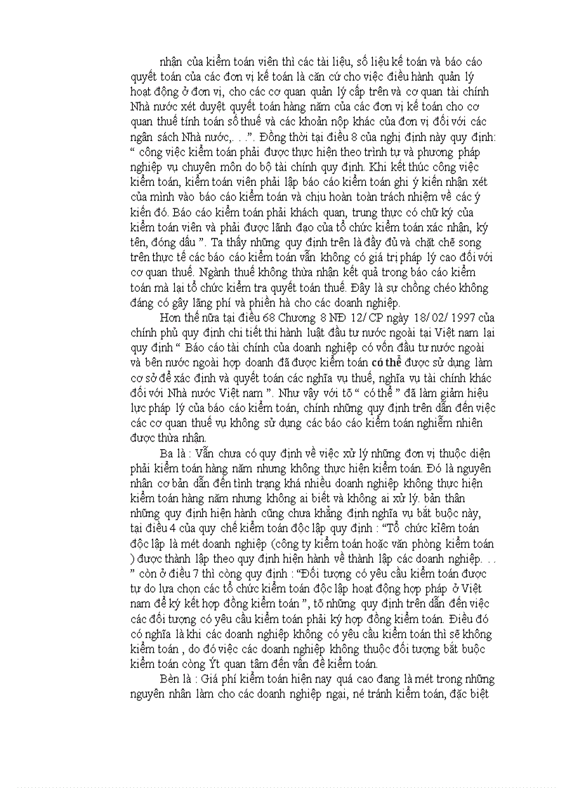 image for page Thực trạng và phương hướng hoàn thiện hệ thống kiểm toán độc lập ở nước ta