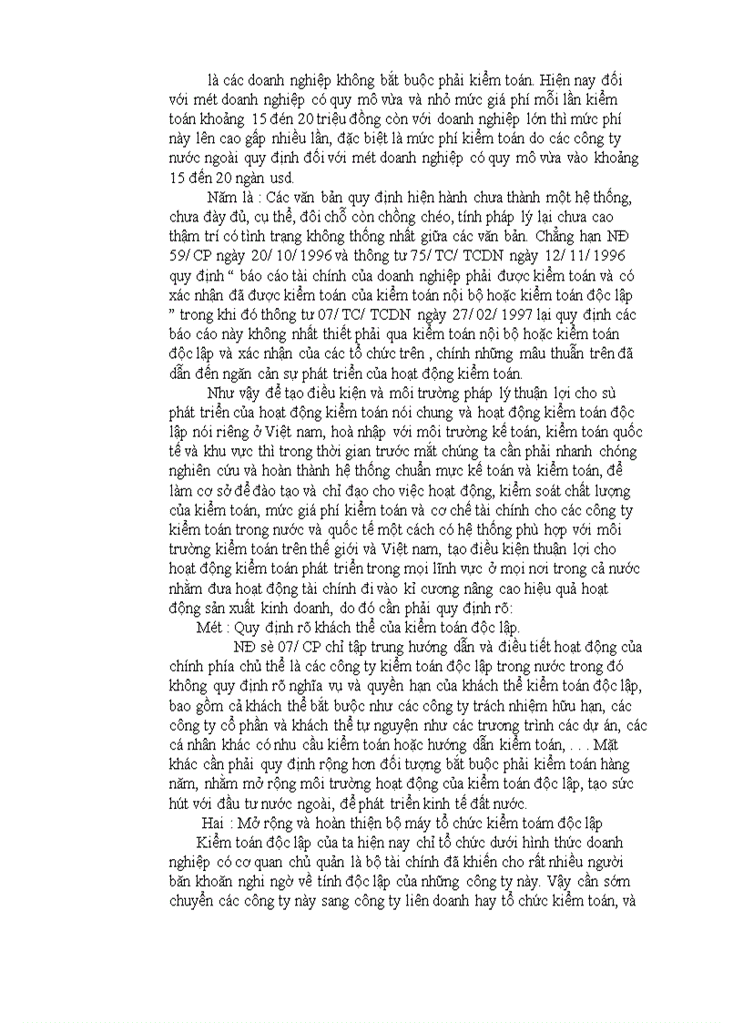 image for page Thực trạng và phương hướng hoàn thiện hệ thống kiểm toán độc lập ở nước ta