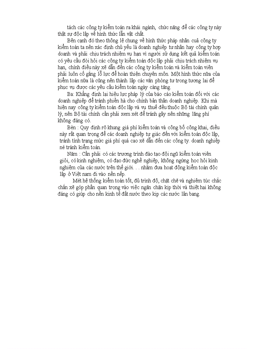 image for page Thực trạng và phương hướng hoàn thiện hệ thống kiểm toán độc lập ở nước ta