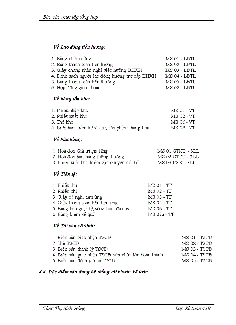 image for page Đặc điểm một số phần hành kế toán chủ yếu
