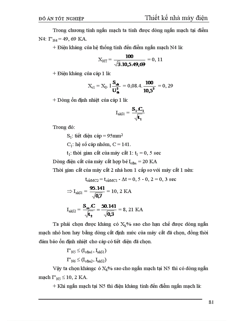 image for page Thiết kế phần điện nhà máy nhiệt điện ngưng hơi công suất 240 MW 1
