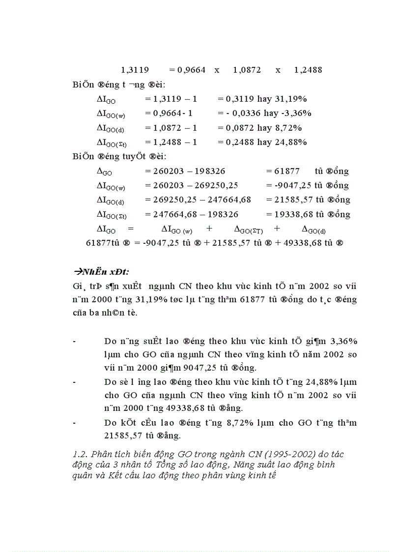 image for page Áp dụng một số phương pháp thống kê phân tích sự biến động trong sản xuất của ngành công nghiệp ở Việt Nam 1