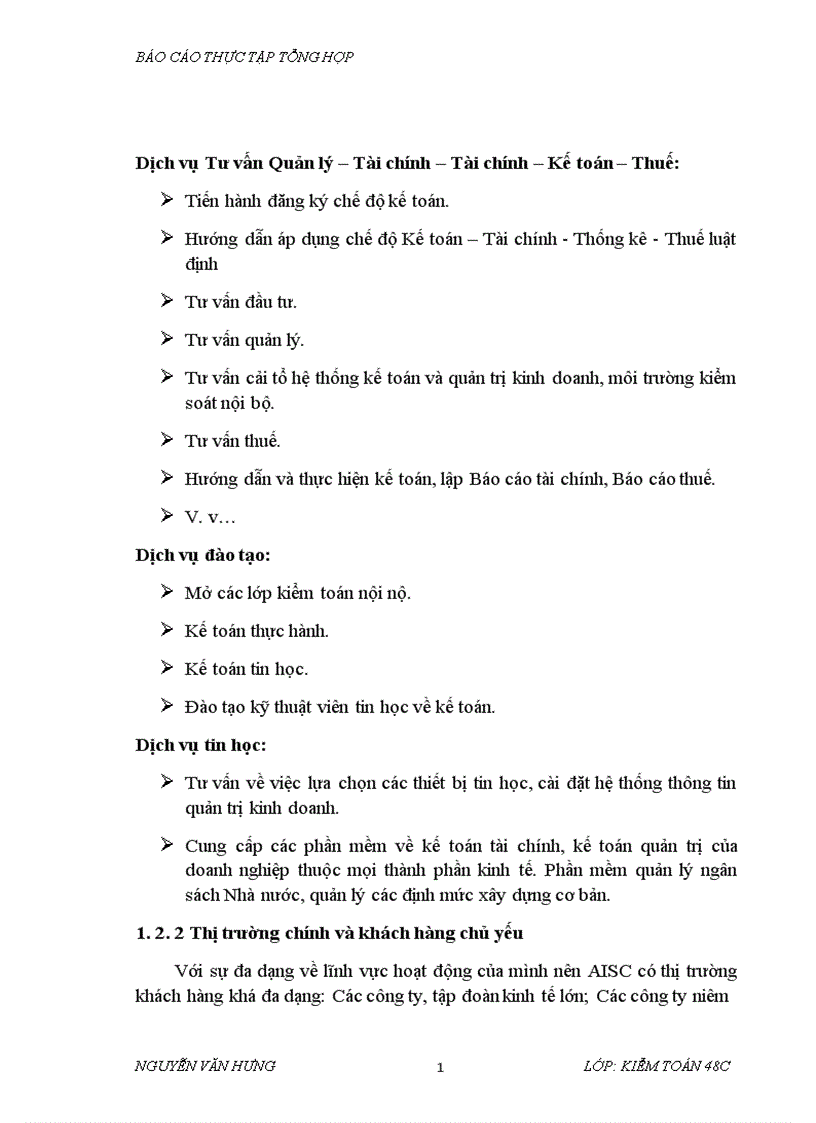 image for page Báo cáo thực tập tổng hợp tại Công ty TNHH Kiểm toán và Dịch Vụ Tin học TPHCM