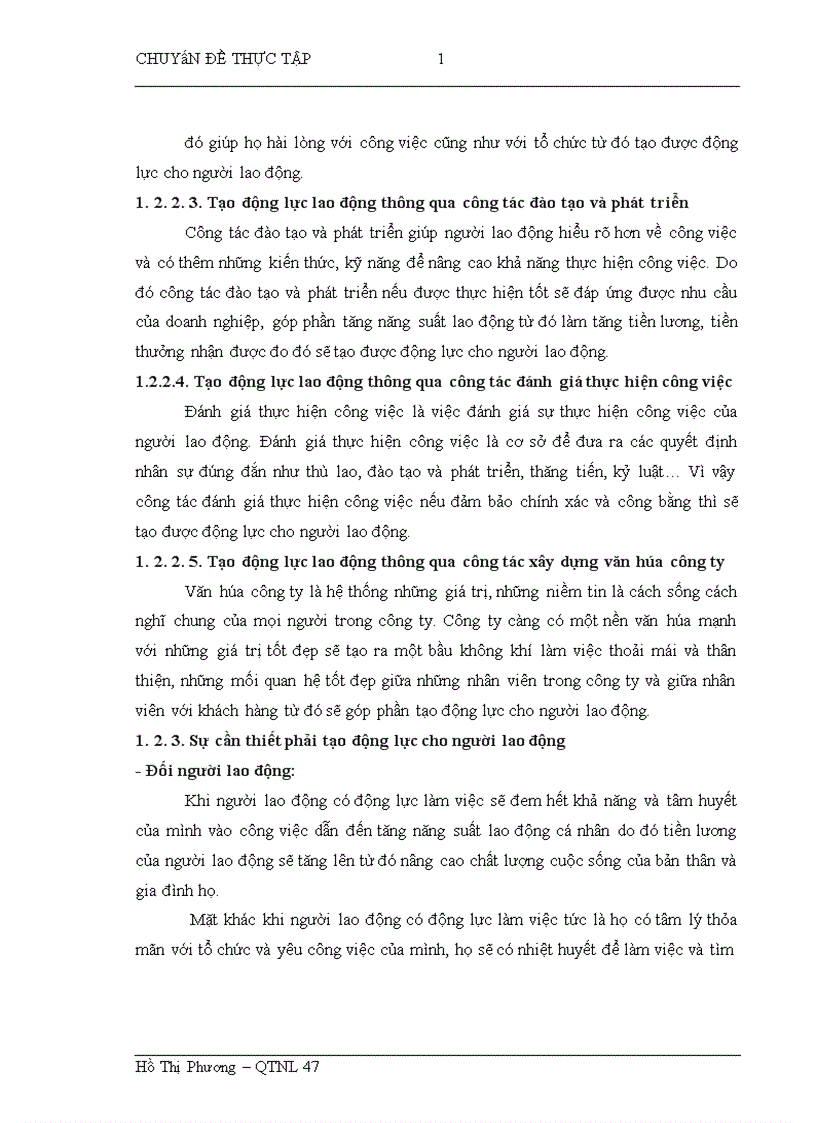 image for page Hoàn thiện công tác tạo động lực cho người lao động tại Công ty cổ phần xi măng Hoàng Mai 1