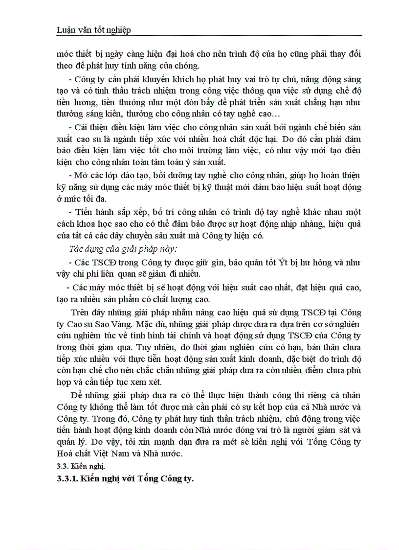 image for page Giải pháp nâng cao hiệu quả sử dụng TSCĐ tại Công ty Cao su Sao Vàng Hà Nội 1