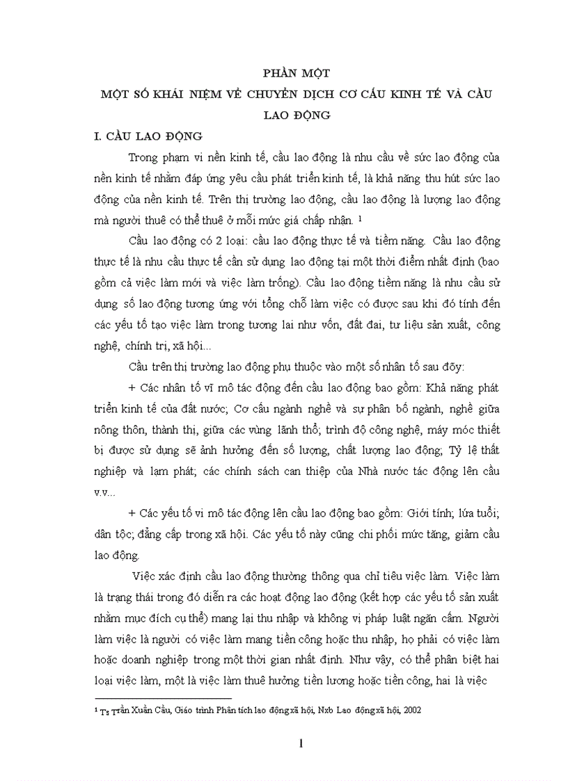 image for page Cầu lao động trong chuyển dịch cơ cấu kinh tế ở Việt Nam hiện nay 1