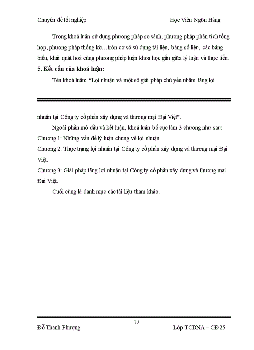 image for page Lợi nhuận và một số giải pháp nhằm tăng lợi nhuận tại công ty cổ phần xây dựng và thương mại Đại Việt
