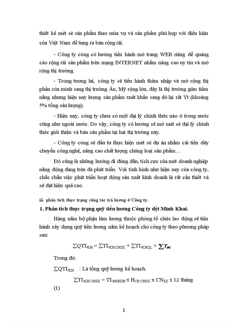 image for page Hoàn thiện các hình thức trả lương tại Công ty dệt Minh Khai Hà Nội 1